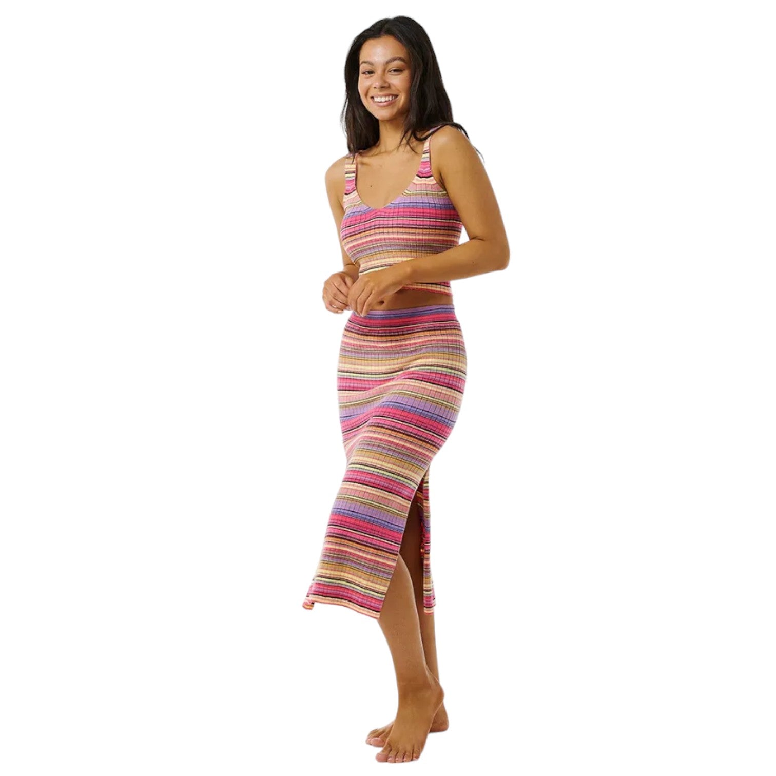 Rip Curl Women's Palapa Knit Top - Soft Crewneck Casual Shirt for Beach, Surfing & Summer Outfits