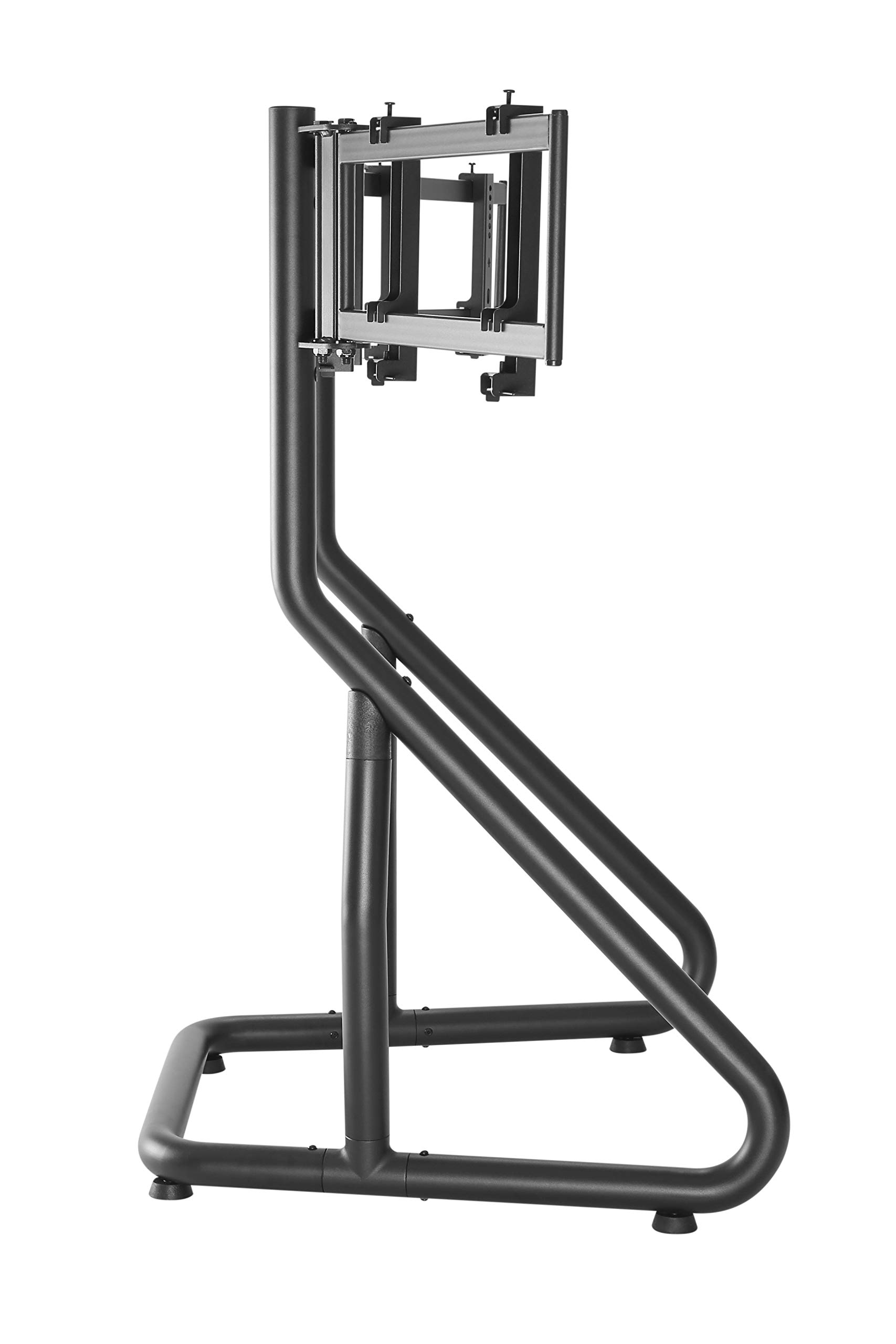 OPLITE Triple Monitor Stand for 3 Screens up to 32 Inches - Adjustable Ergonomic Desktop Mount Compatible with Flight Simulator Cockpits, Gaming & Office Workstations