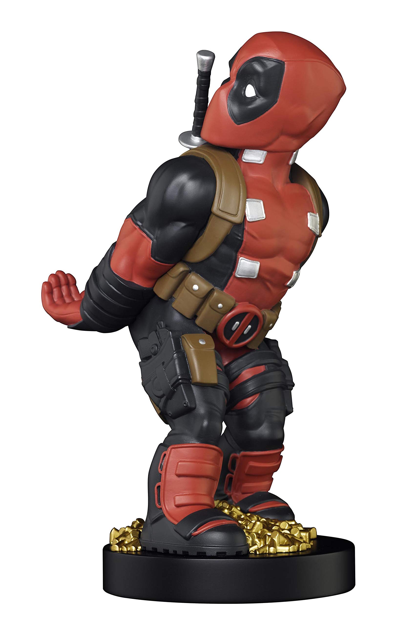Original Deadpool Gaming Controller & Phone Holder - Officially Licensed Marvel Cable Guys Stand for PS5, Xbox & Mobile Devices - Perfect for Gaming Setups & Desk Organization