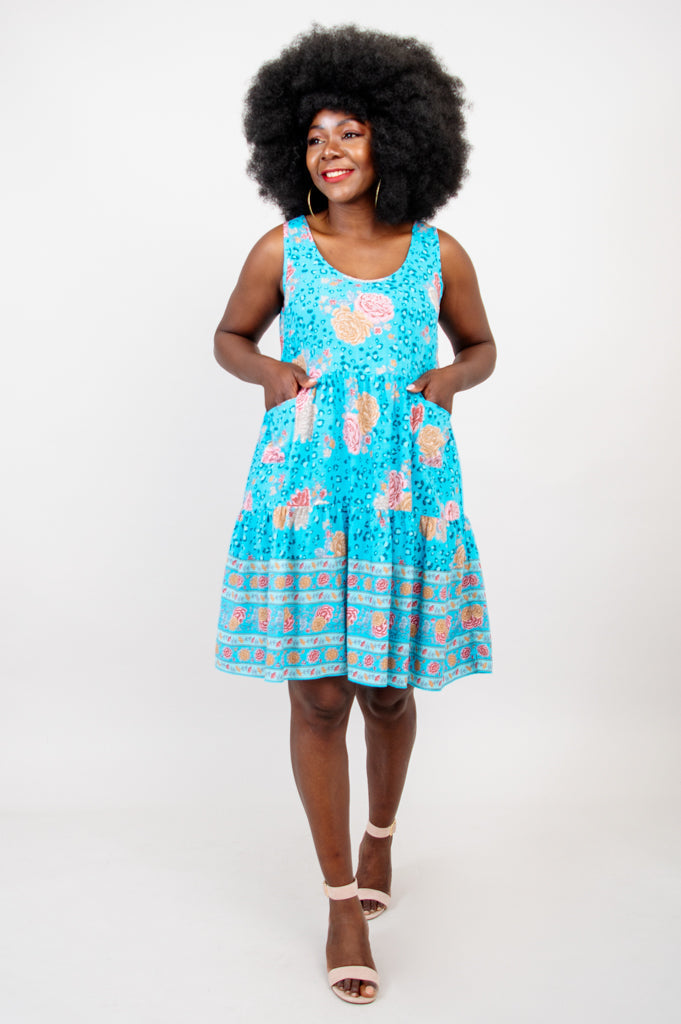 Elegant Coralie Kaya Dress for Women - Flowy Summer Maxi Dress with Floral Print - Perfect for Beach Vacations, Date Nights & Casual Outings