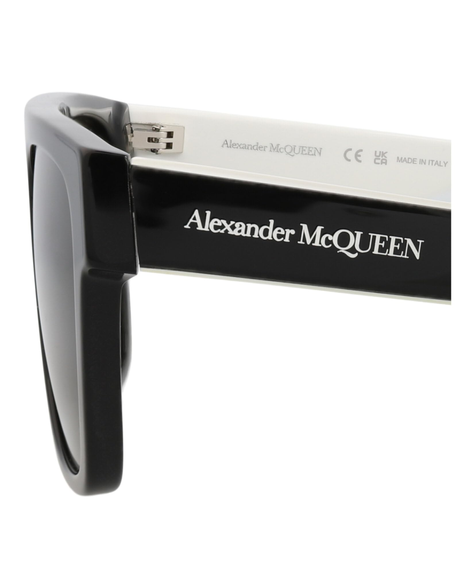 Alexander McQueen Square-Frame Acetate Sunglasses for Women & Men - Luxury Designer Shades for UV Protection, Fashion & Outdoor Activities