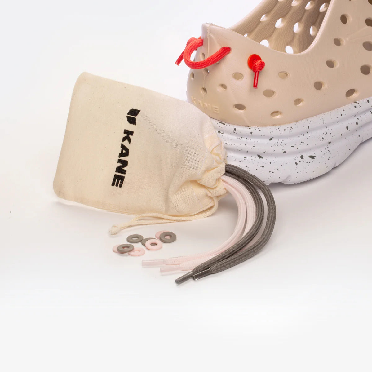 KANE Unisex Revive Shoes - Comfortable Walking & Running Sandals for Men & Women | Sandstone/White Speckle | Perfect for Beach, Travel & Outdoor Activities