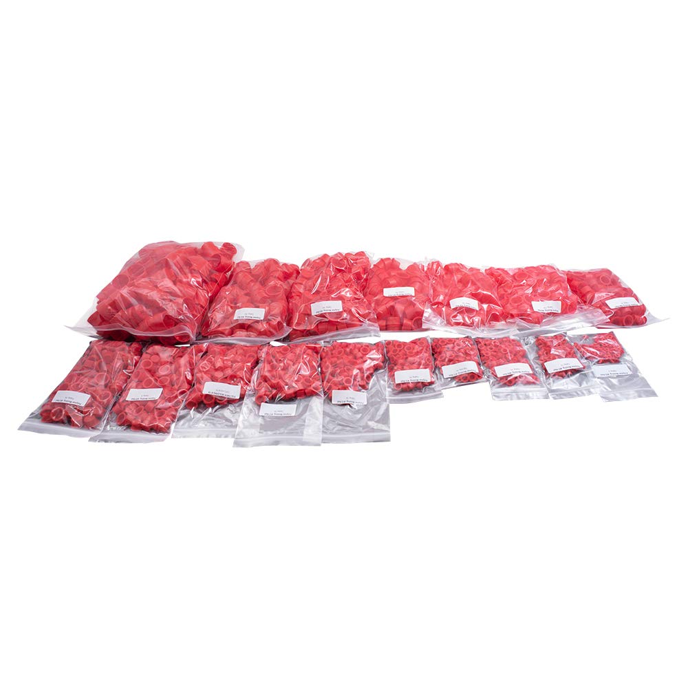 Brock 1700 Piece Caplug Assortment Pack - Rubber Grommets, Plugs & Caps for Automotive, Electrical & DIY Projects - Perfect for Wire Protection, Hole Covering & Cable Management