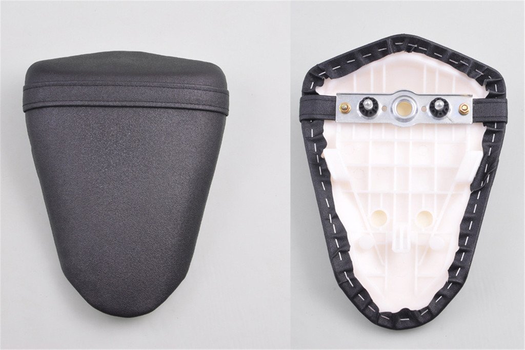 Kawasaki Ninja ZX6R 636 2009-2011 Rear Passenger Leather Seat Cover Cowl - Replacement Motorcycle Seat for Comfortable Riding & Long Distance Tours