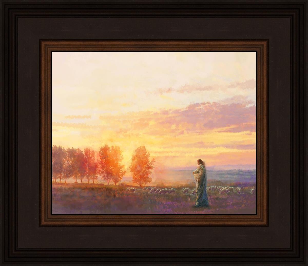 Eventide By Yongsung Kim - Premium Christian Wall Art for Home & Church Decor | Inspirational Bible Verse Canvas Painting | Perfect for Living Room, Bedroom & Worship Spaces