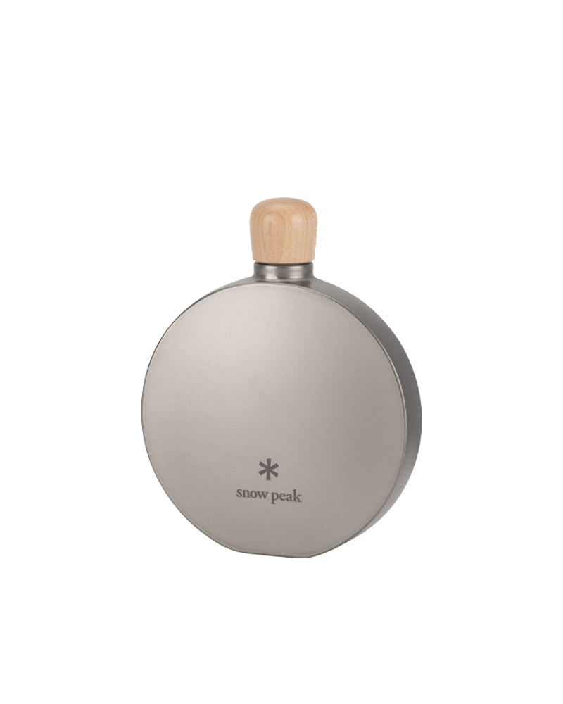 Premium 150mL Round Titanium Flask - Lightweight, Durable & Leak-Proof for Outdoor Adventures, Camping & Travel