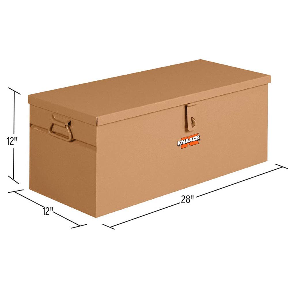 Knaack 28 Jobmaster Chest Tool Box - Heavy Duty Steel Tool Storage for Construction, Automotive & DIY Projects - Secure & Durable Worksite Organizer
