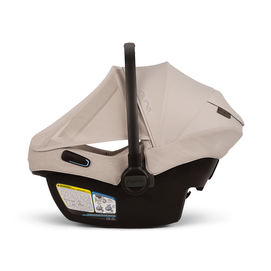 Nuna PIPA Aire RX Infant Car Seat with PIPA RELX Base - Lightweight, Safe & Comfortable Baby Car Seat for Newborns to 35 lbs - Perfect for Travel, Daily Commutes & Family Road Trips