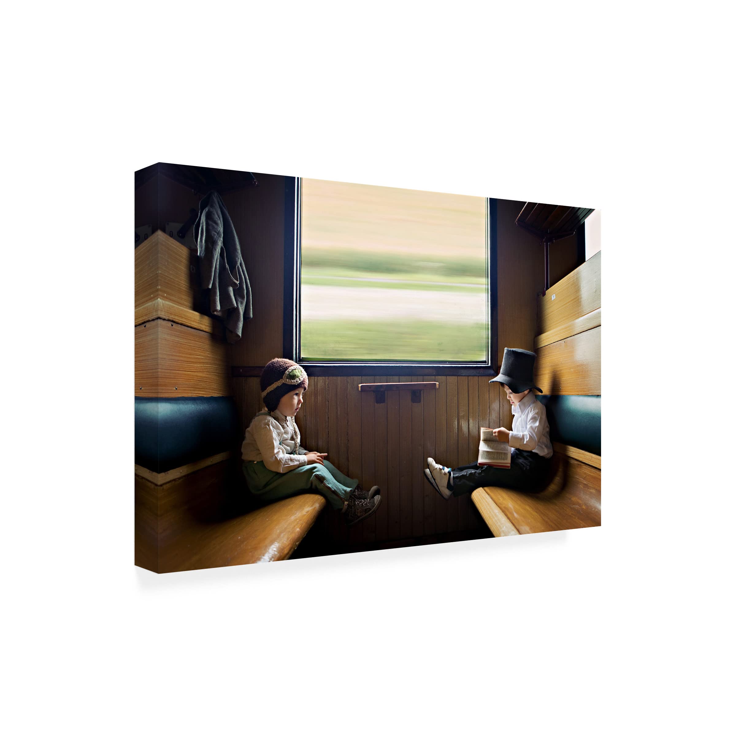 Trademark Fine Art 'The Prince and The Pauper' Canvas Wall Art by Tatyana Tomsickova - Hand-Painted Reproduction for Living Room, Bedroom & Office Decor