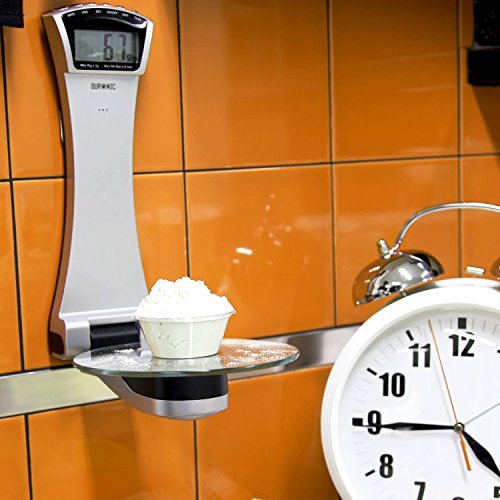 Duronic KS4000 Digital Kitchen Scale - Precision Electronic Food Scale with Backlit LCD Display for Baking, Cooking, Measuring Pet Food & Postal Packages | Perfect for Home Kitchen, Bakeries & Small Businesses