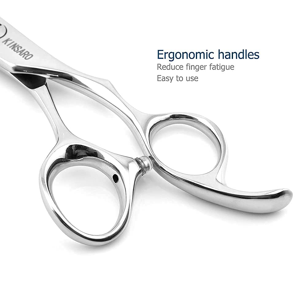 Professional 6 Inch Barber Scissors Set - 440C Stainless Steel Hair Cutting Shears & Thinning Scissors for Salon & Home Use | Precision Hairdressing Tools for Stylists & DIY Haircuts