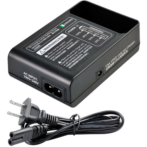 VC18 Battery Charger for VB18 - Compatible with Godox V860II, V850II Speedlite Flash - Fast Charging for Photography Studio & On-the-Go Shooting
