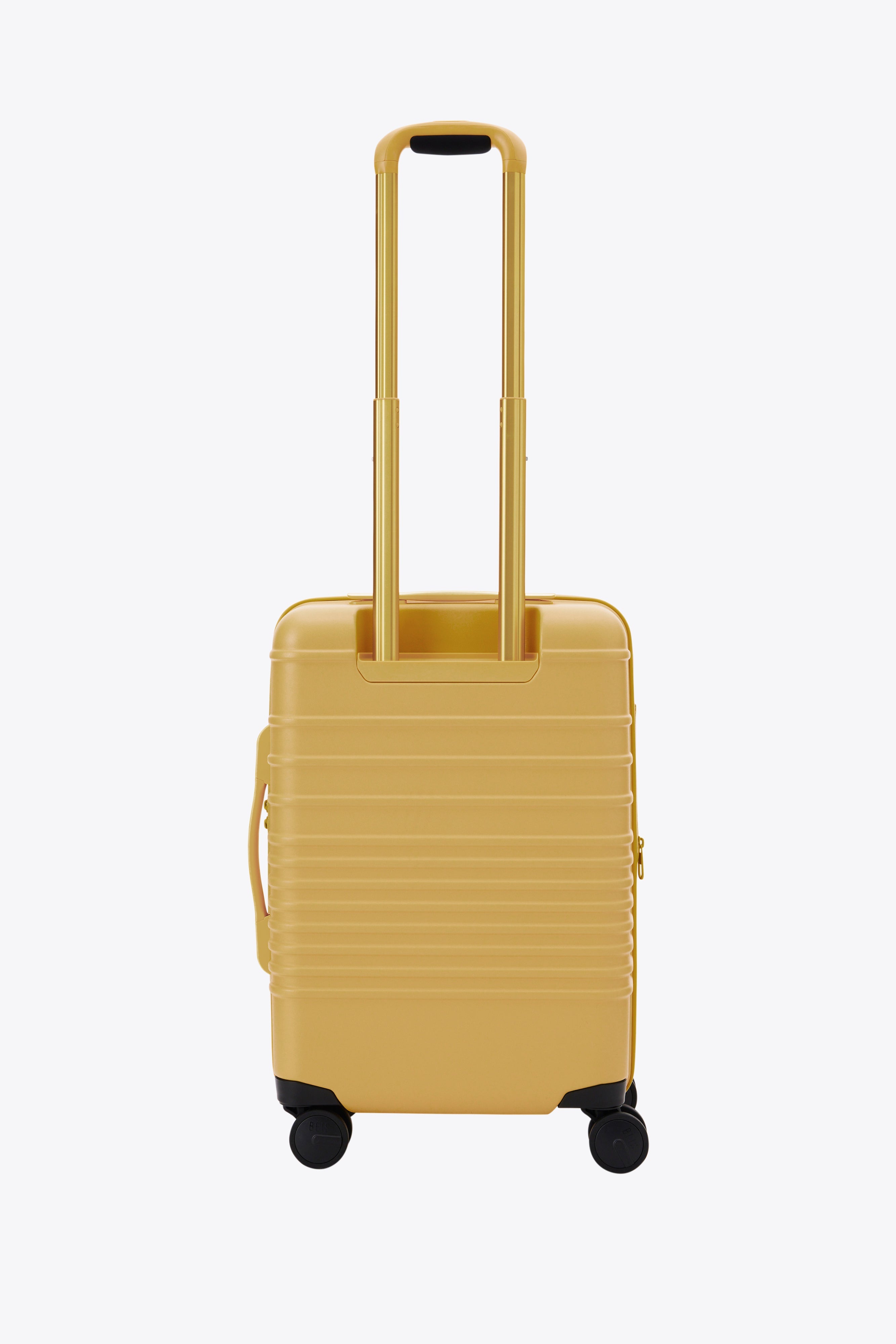 Honey-Colored Carry-On Luggage with Spinner Wheels - Perfect for Air Travel & Weekend Getaways