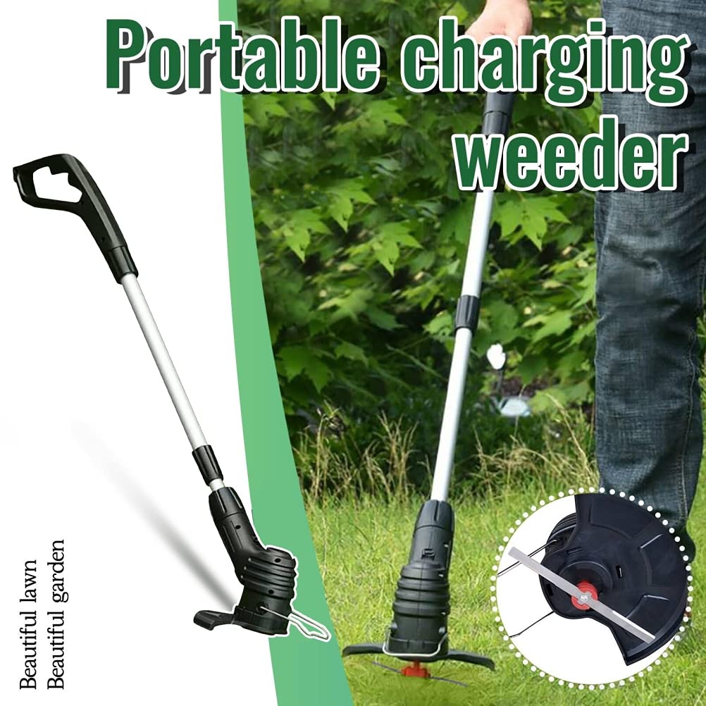 Best Cordless Electric Weed Wacker & Grass Trimmer - Lightweight Handheld Lawn Mower for Garden & Yard Maintenance | Perfect for Edging, Trimming, and Landscaping (1)