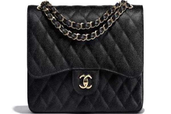 Chanel Large Jumbo Classic Flap Bag Black Caviar Leather - Luxury Designer Handbag for Women, Perfect for Work, Evening Events & Everyday Use