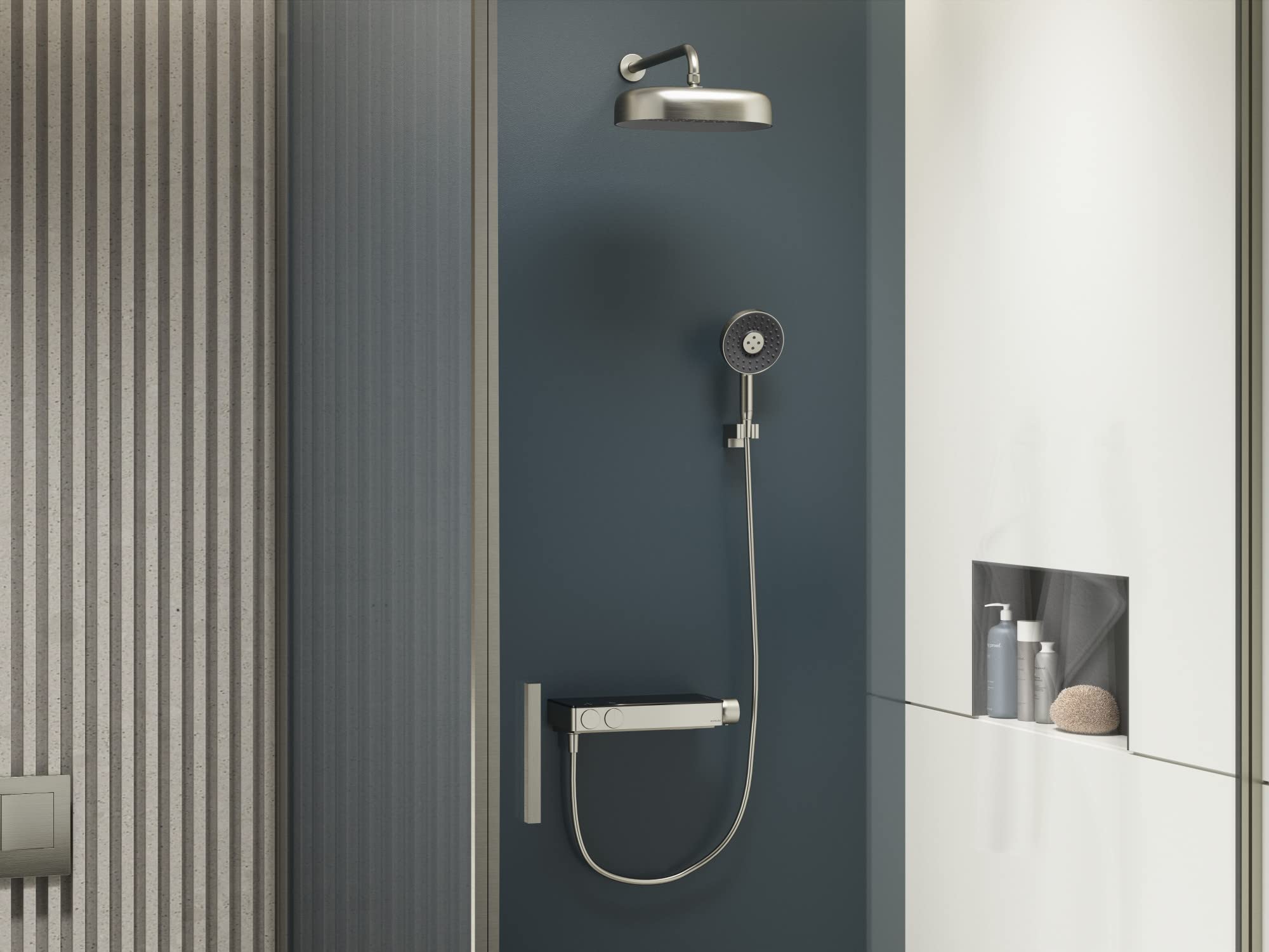 KOHLER STATEMENT™ Wall Mount Hand Shower Holder - Durable Bathroom Accessory for Shower Heads - Perfect for Modern Home & Spa-Like Experience