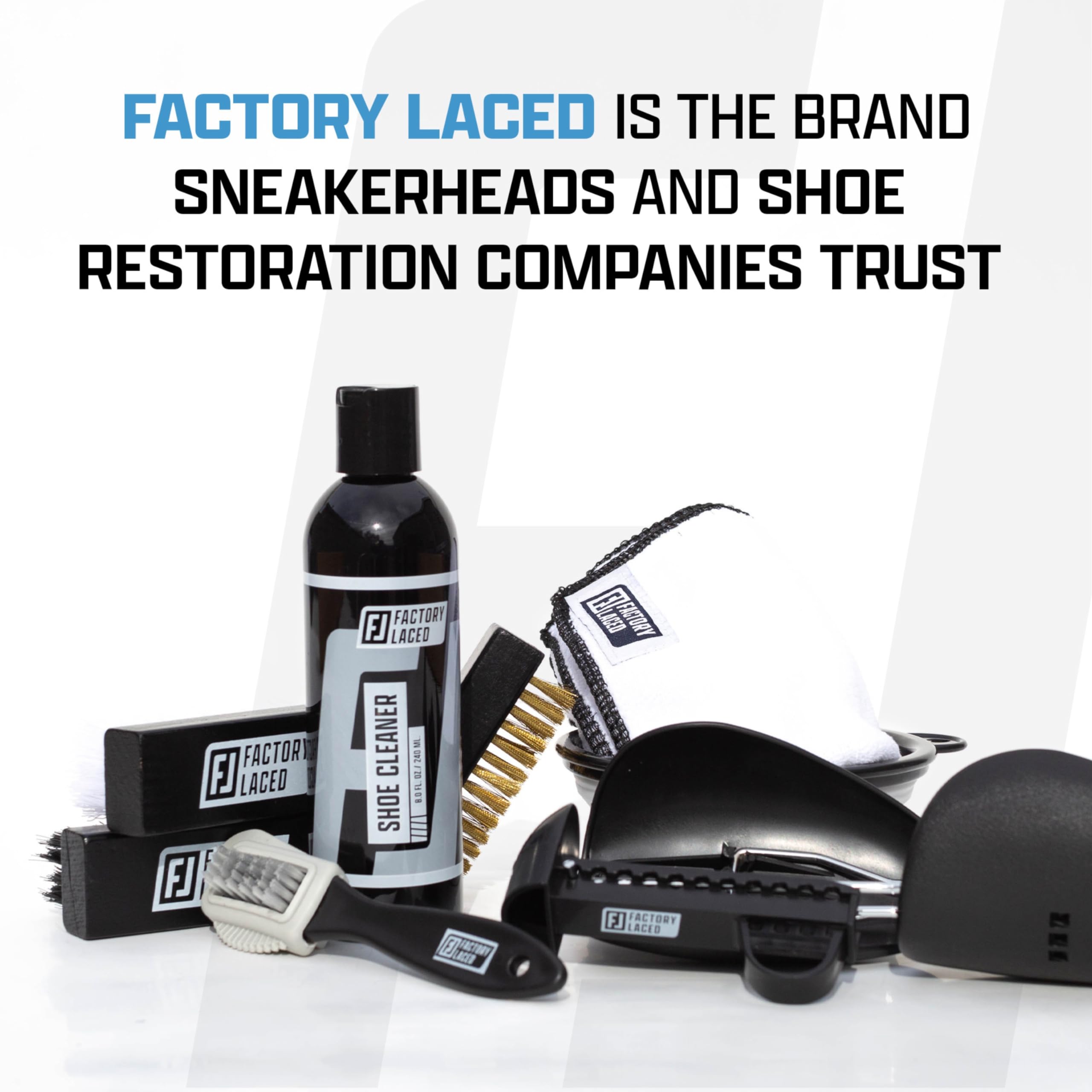 Premium Shoe Cleaning Kit - Complete Sneaker Care Set for All Shoes | Gentle Brush, Effective Solution & Microfiber Towel | Perfect for Sneakers, Leather Shoes & Athletic Footwear Maintenance