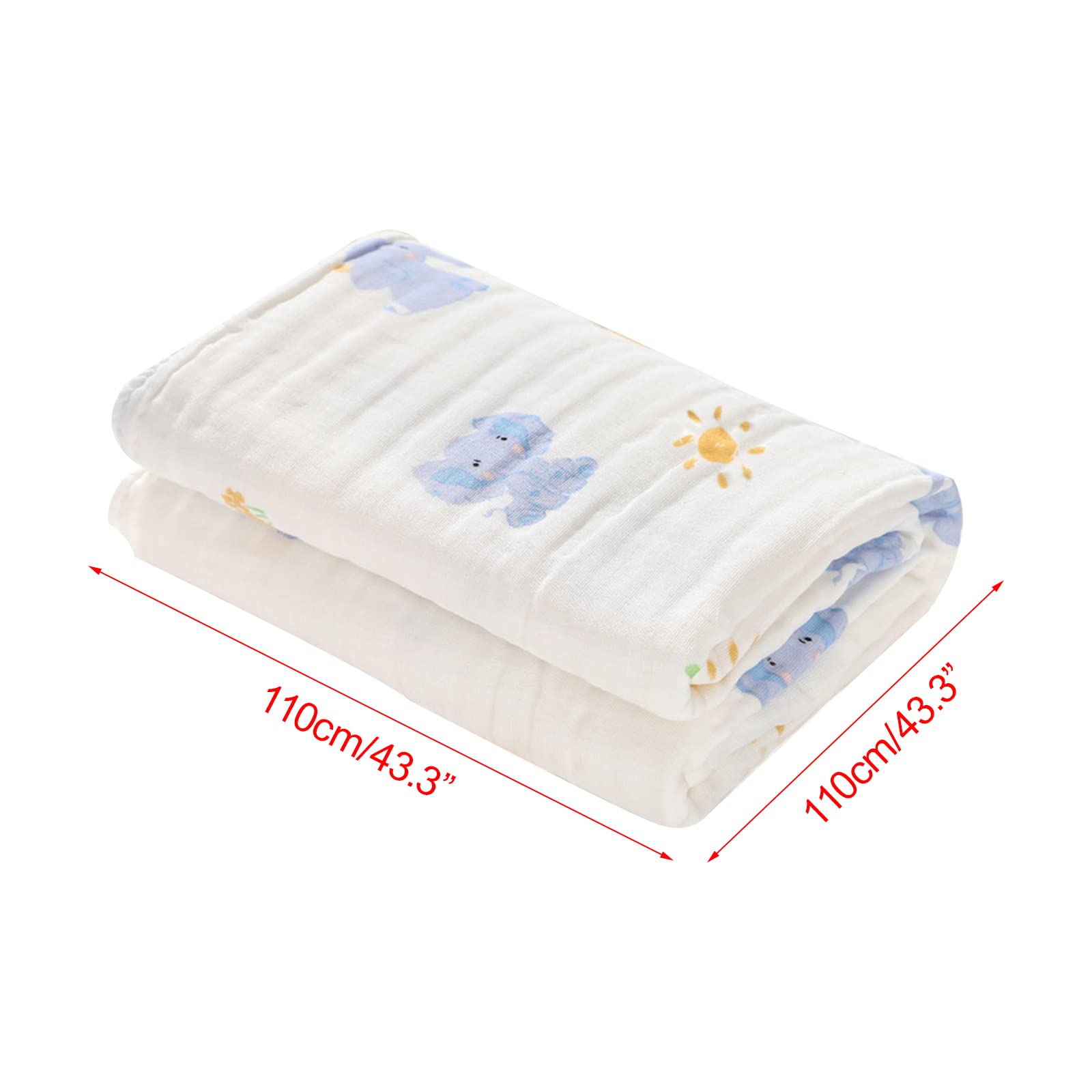 Super Soft Baby Bath Towel with Cute Cartoon Patterns - 100% Cotton Newborn & Infant Bath Towel for Gentle Skin Care - Perfect for Bath Time, Swimming, and Nursery Use