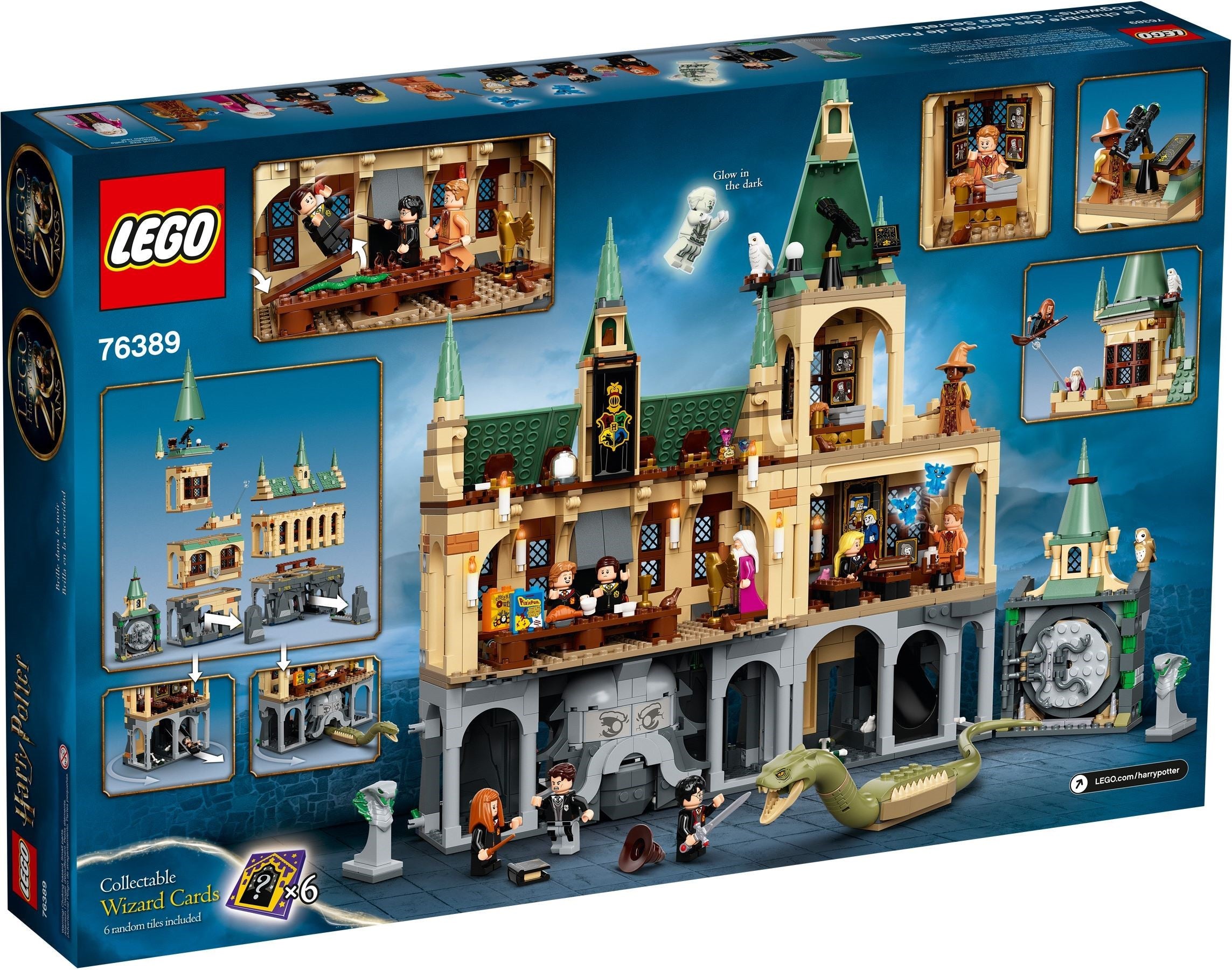 LEGO 76389 Hogwarts Chamber of Secrets Building Set - Harry Potter Collectible Toy for Kids & Adults - Perfect for Display, Play & Gifts