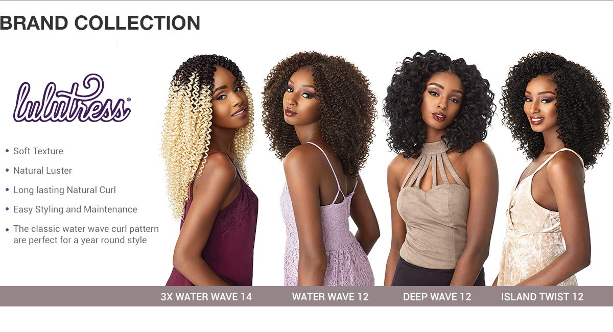 Sensationnel Lulutress Synthetic Crochet Braiding Hair - Island Twist 12