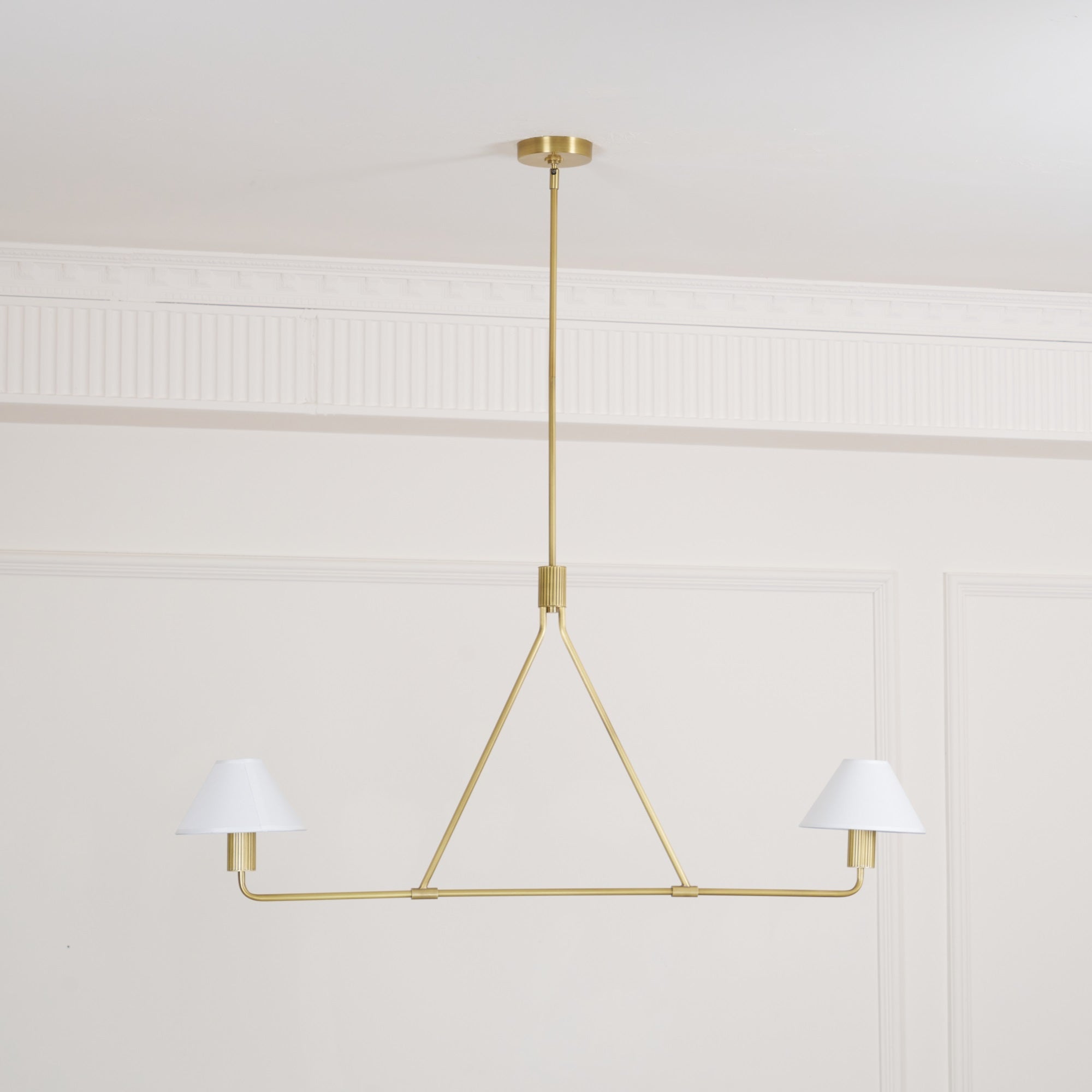Modern Axis Chandelier - Elegant Crystal Ceiling Light Fixture for Dining Room, Living Room & Bedroom | Perfect for Home Decor & Interior Design