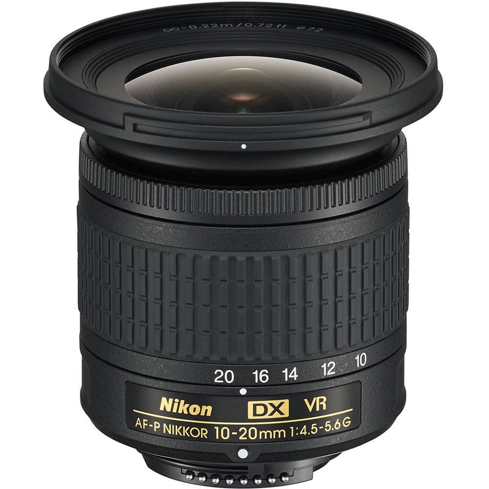 Nikon 20067 10-20mm f/4.5-5.6 G AF-P VR Wide-Angle Zoom Lens for DX-Format DSLR Cameras (Black) - Perfect for Landscape, Architecture & Travel Photography