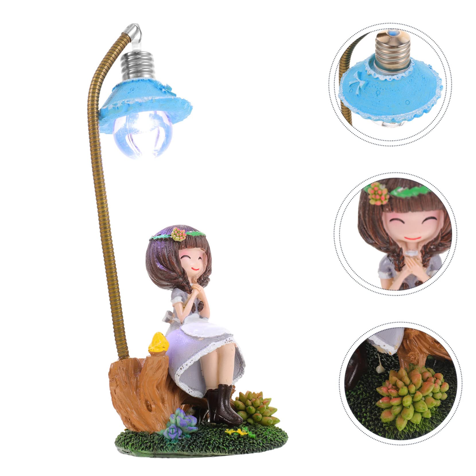 Artibetter Modern Resin Cartoon Night Light - Decorative LED Bedside Lamp for Kids Room, Nursery & Home Decor | Soft Glow for Nighttime Reading & Relaxation