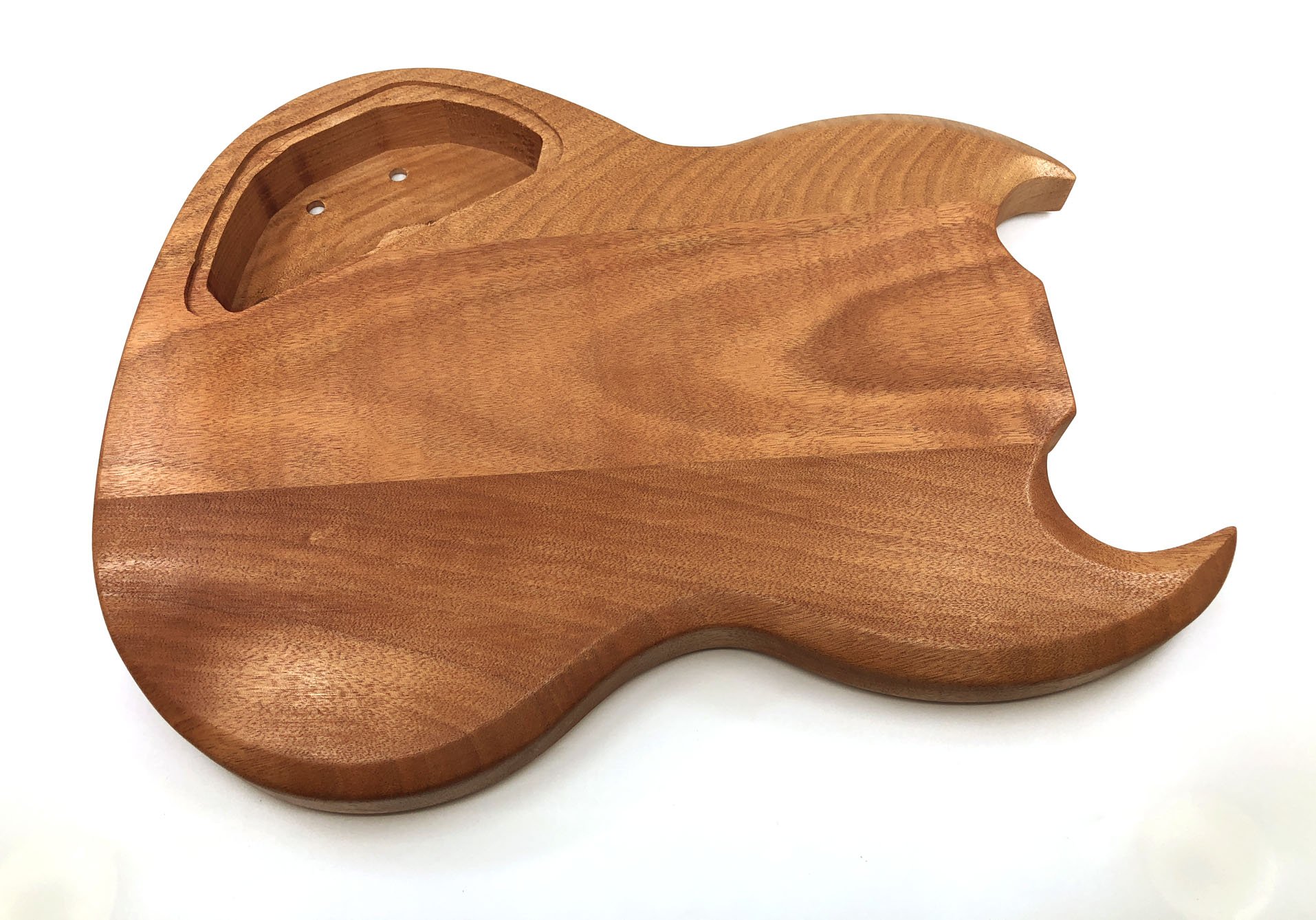 DIY Electric Guitar Kit - Solo SG Style with Mahogany Body & Set Neck (SGK-10) for Beginners & Guitar Enthusiasts | Perfect for Home Studio, Practice & Custom Builds