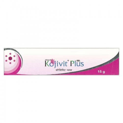 Kojivit Plus Face Gel (15gm) - Brightening & Lightening Cream for Dark Spots & Hyperpigmentation - Perfect for Daily Skincare & Even Skin Tone