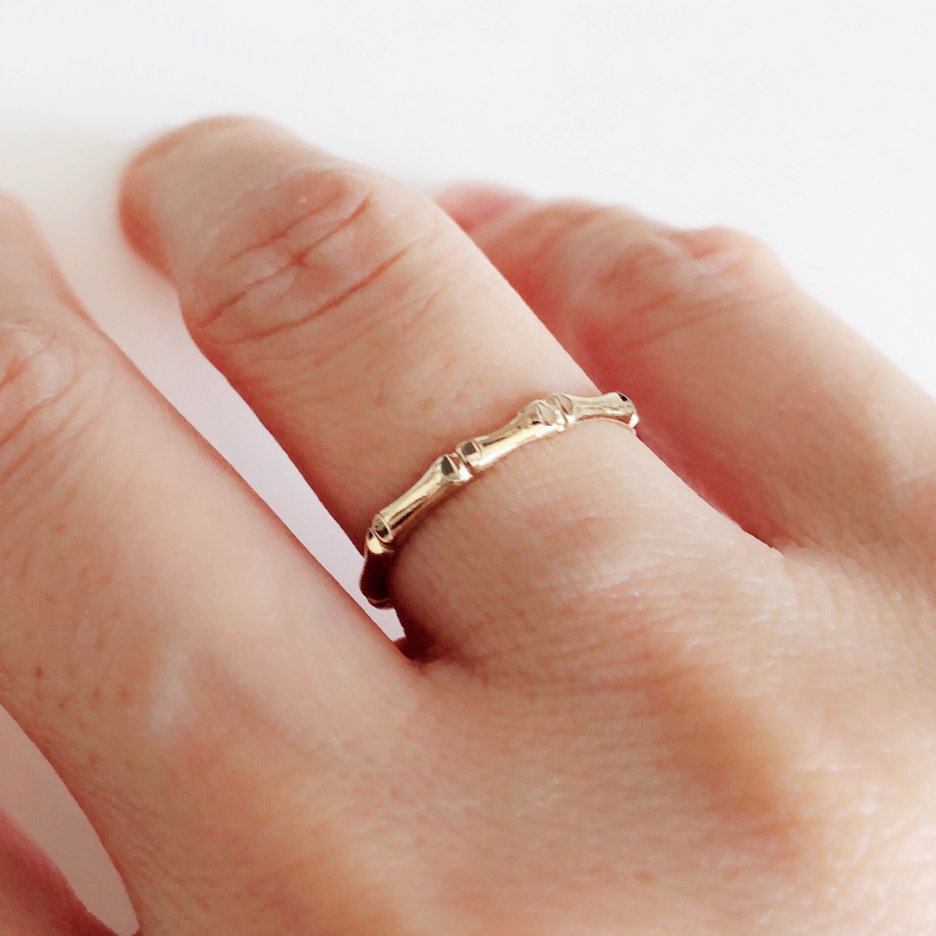Natural Bamboo Wooden Ring for Women - Handmade Eco-Friendly Jewelry (R195) | Perfect for Weddings, Anniversaries & Everyday Boho Fashion