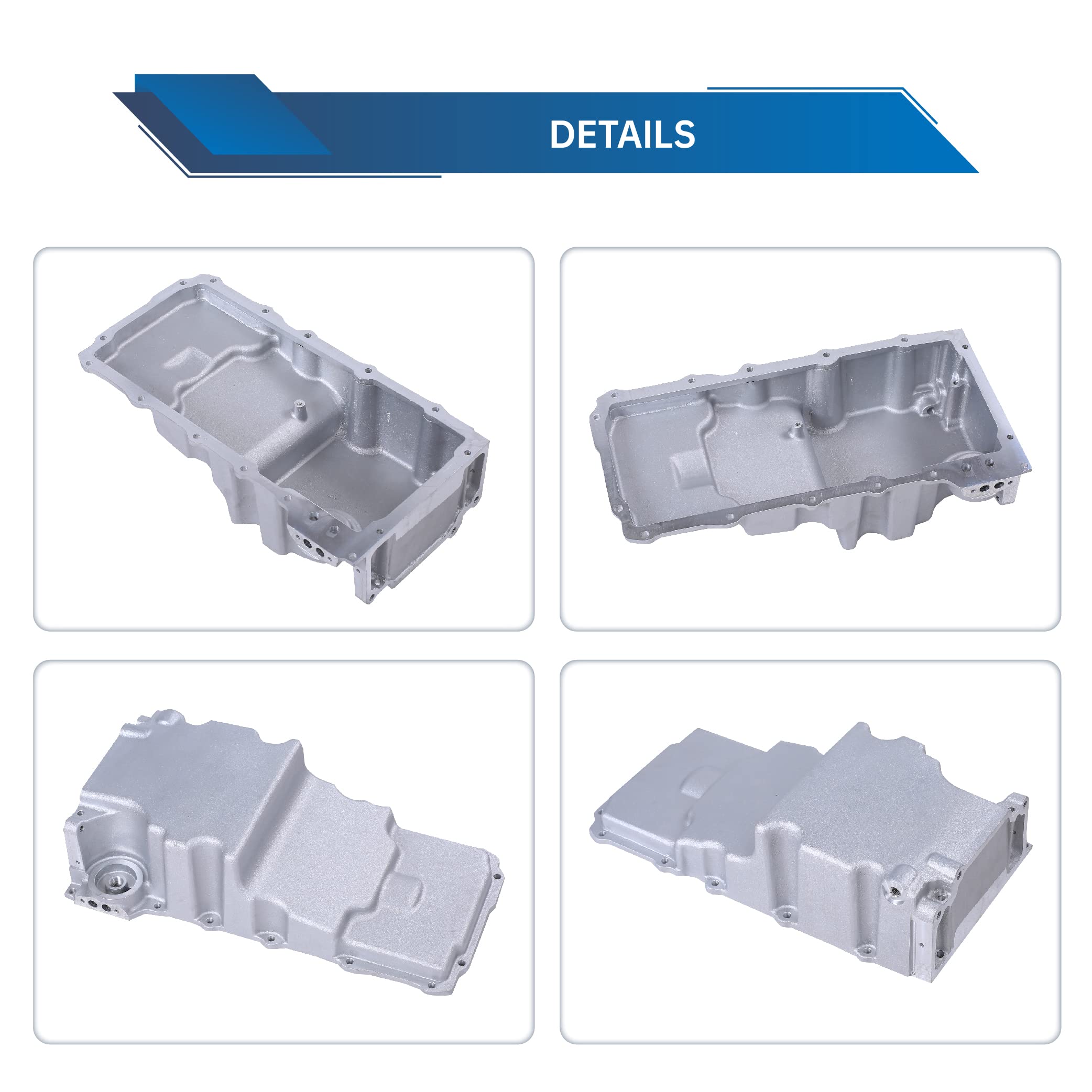 302-2 GM LS Swap Aluminum Oil Pan Kit for 1964-1992 Chevy Camaro, Ventura, Omega F-body & G-body - Compatible with LS1, LS2, LS3, LS6, LS9 5.7L 5.3L 6.0L 6.5L Engines - Perfect for Engine Swaps & Performance Upgrades