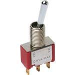 7415SYZBE Miniature Toggle Switch - ON/Off SPST 2-Pin Small Rocker Switch for Electronics, DIY Projects, and Automotive Applications - Perfect for Control Panels, Circuit Boards, and Custom Wiring Installations