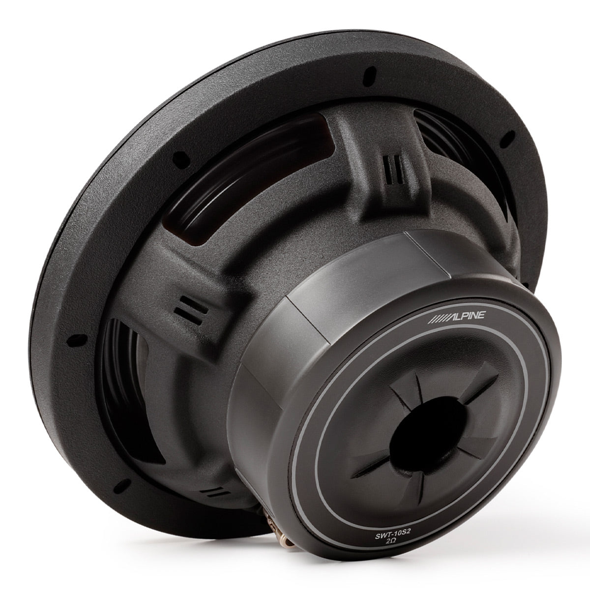 Alpine SWT-10S2 10-Inch 2-Ohm Car Subwoofer - High-Performance Bass for Car Audio & Home Theater Systems