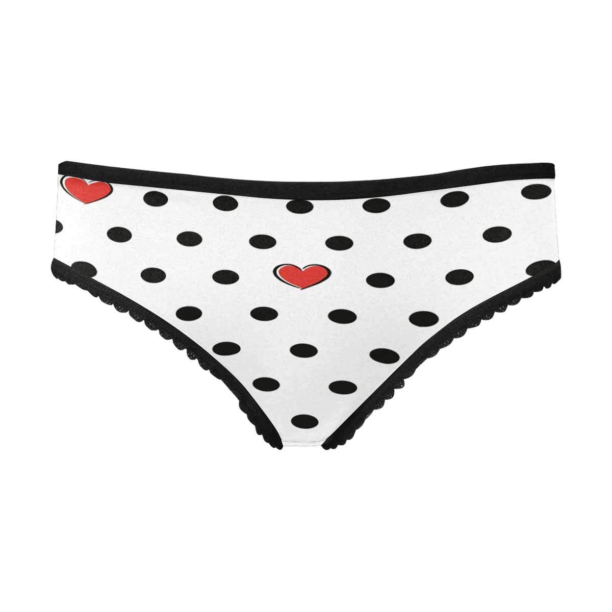 **InterestPrint Women's Cotton Briefs Panties - Lion & Rose Floral Print Underwear for Comfort & Style | Perfect for Daily Wear, Lounge & Sleep**