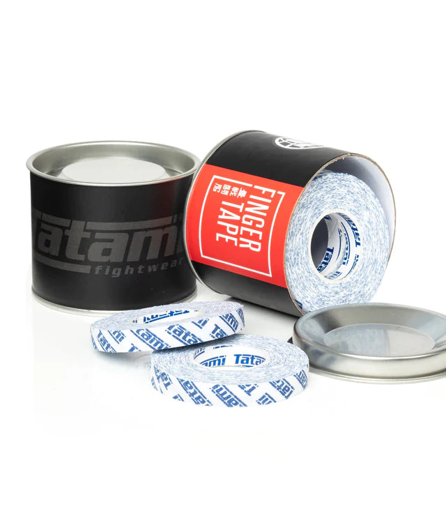 Premium TATAMI FINGER TAPE 4 Rolls - 9mm x 10m for Martial Arts, BJJ, Judo & MMA - Strong Cotton Support for Finger Protection During Training & Competition