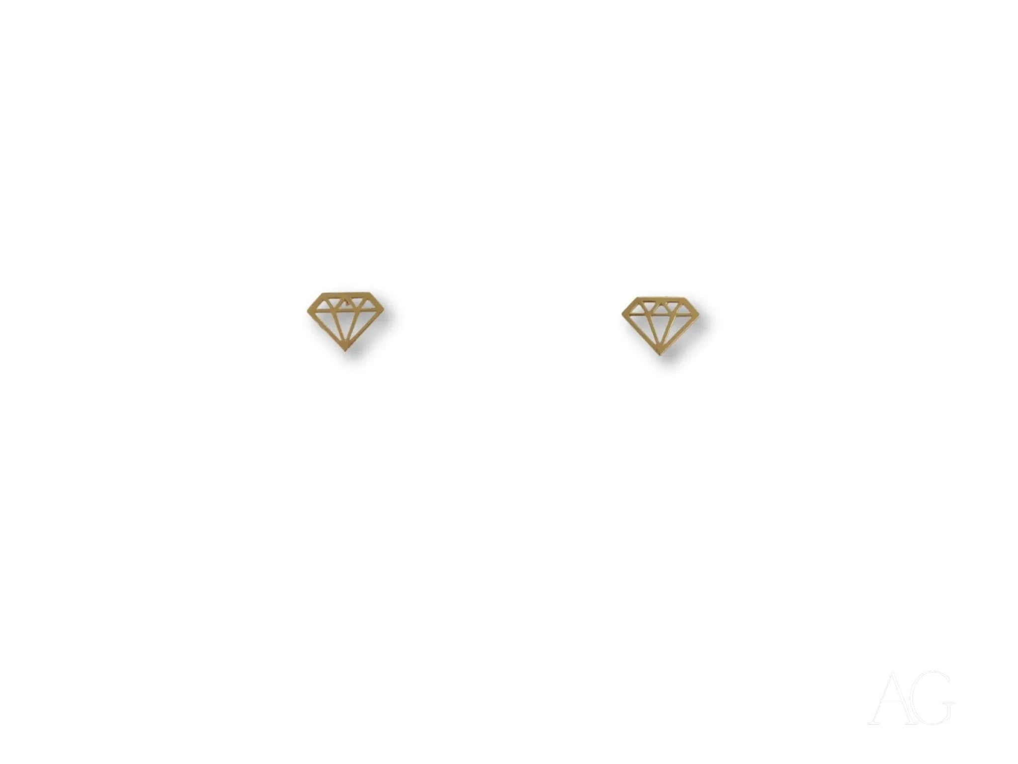 Geometric Diamond Stud Earrings for Women - Elegant & Dainty Jewelry for Everyday Wear, Parties & Special Occasions