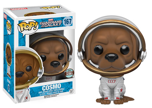 Guardians of the Galaxy Cosmo Funko Pop! Vinyl Figure #167 - Collectible Marvel Movie Merchandise for Fans & Display