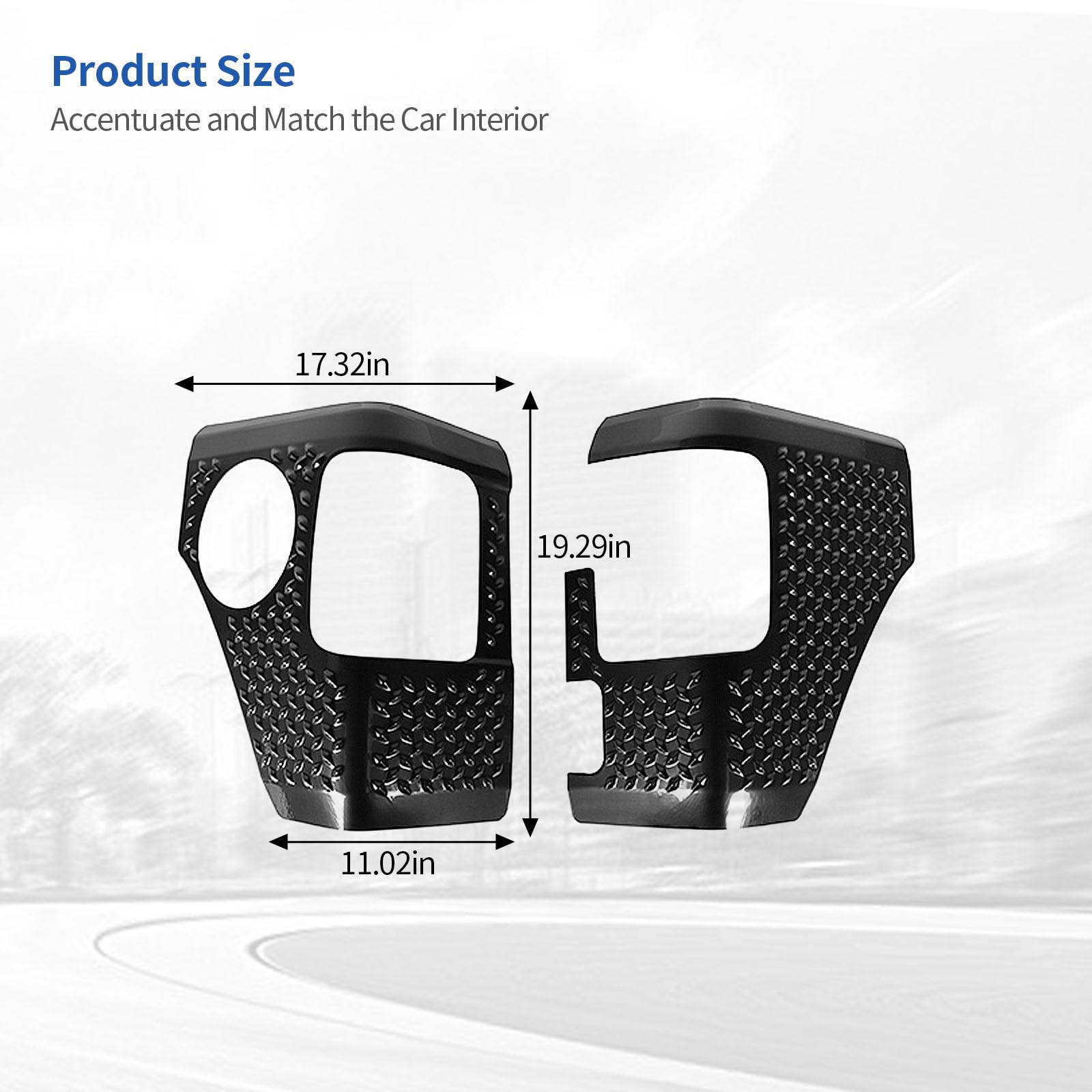 Jeep Wrangler JK Rear Corner Body Armor & Tail Light Cover Guards (2007-2017) - Black Exterior Protection Accessories (2-Piece Set) for Off-Roading & Trail Adventures