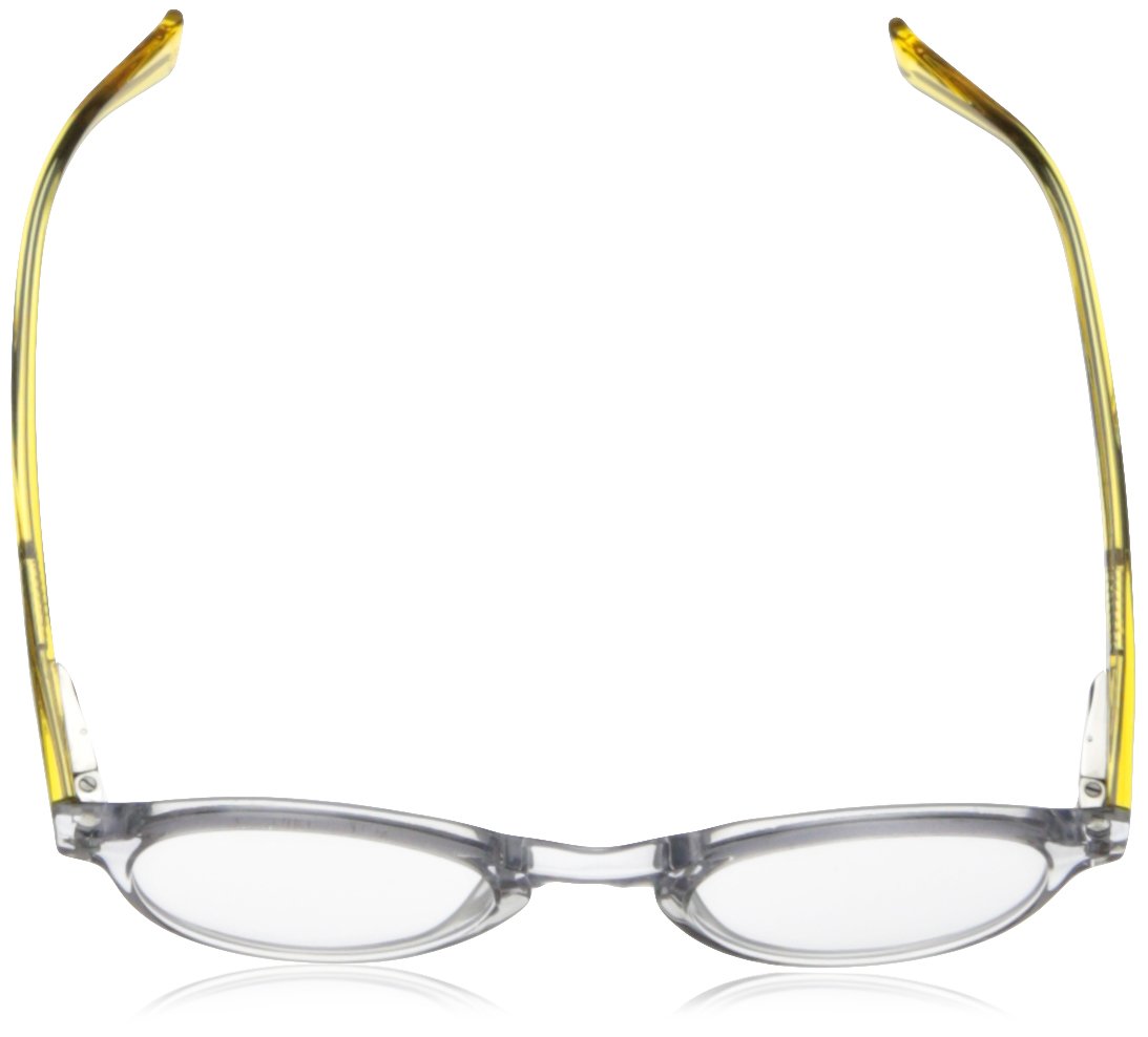 Matte Black Dottie-250 Oval Reading Glasses for Women & Men - Lightweight +2.50 Readers for Computer Work, Reading Books & Close-Up Tasks