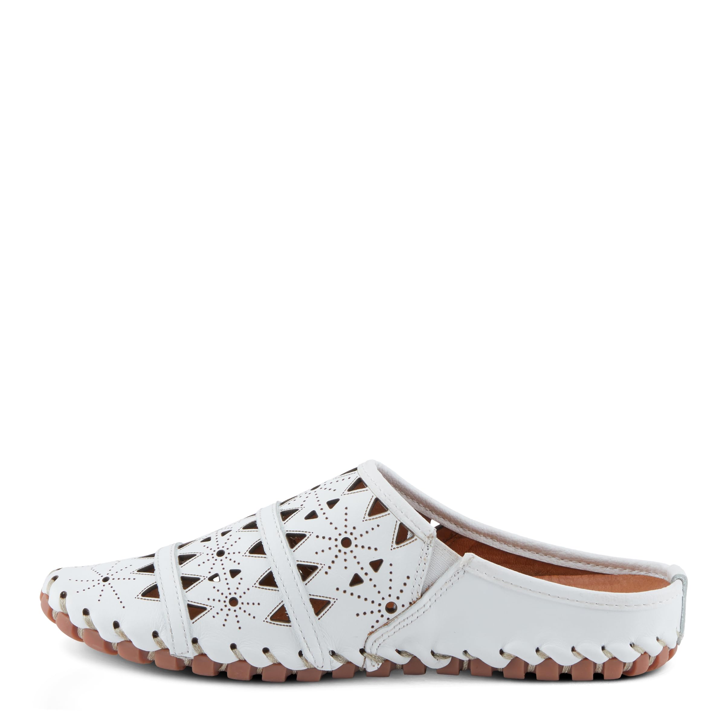 Spring Step Fusalide Slip-On Shoes for Women - Comfortable Leather Clogs with Non-Slip Rubber Sole - Casual Slip-On Shoes for Everyday Wear, Work & Home