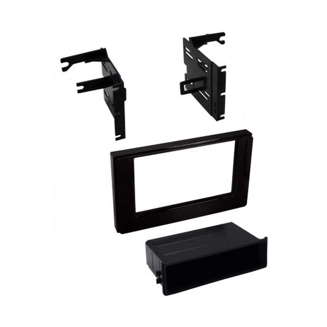 2017 Toyota Corolla Car Stereo - Single DIN / ISO with Pocket or Double DIN Installation - Gloss Black Finish | Perfect for Upgrading Factory Audio System & Enhancing In-Car Entertainment