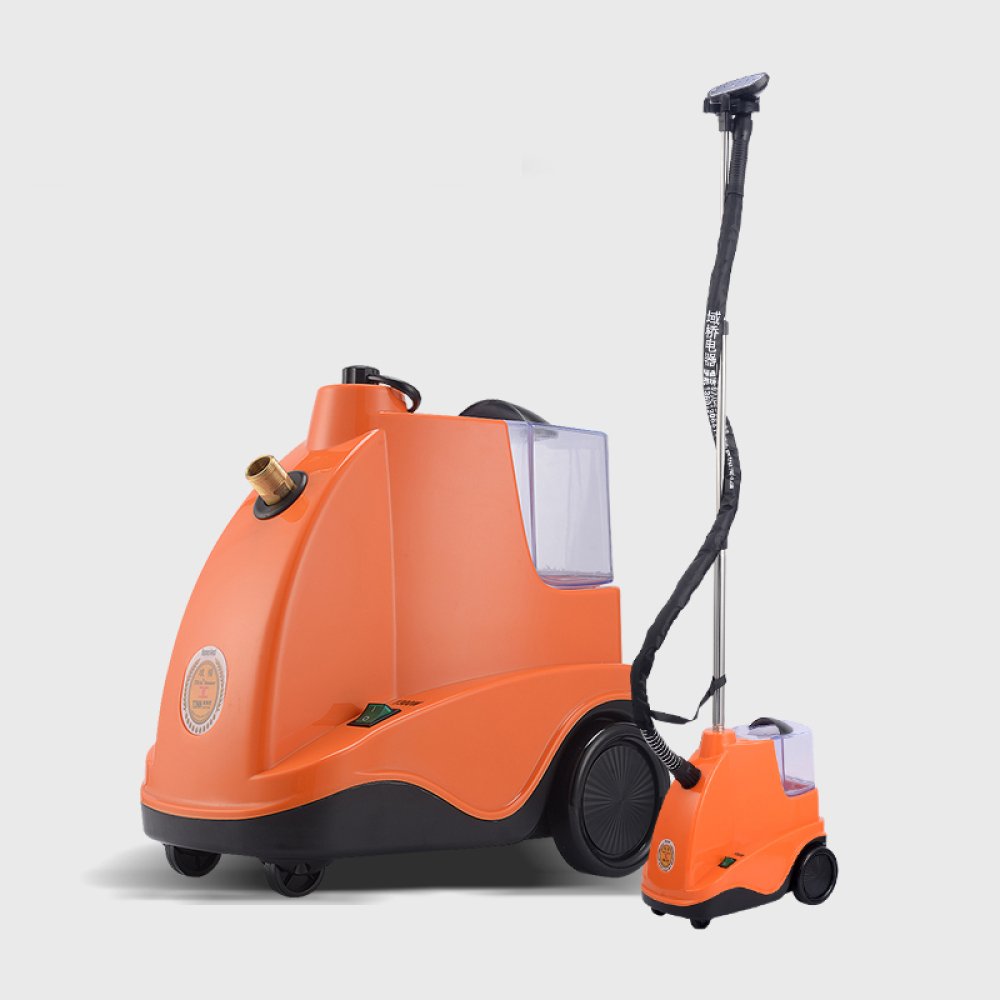 1650W Handheld Clothes Steamer with Fast-Heat Technology & 2.9L Large Water Tank | Portable Garment Steamer for Wrinkles | Perfect for Travel, Home, and Office Use (Orange)