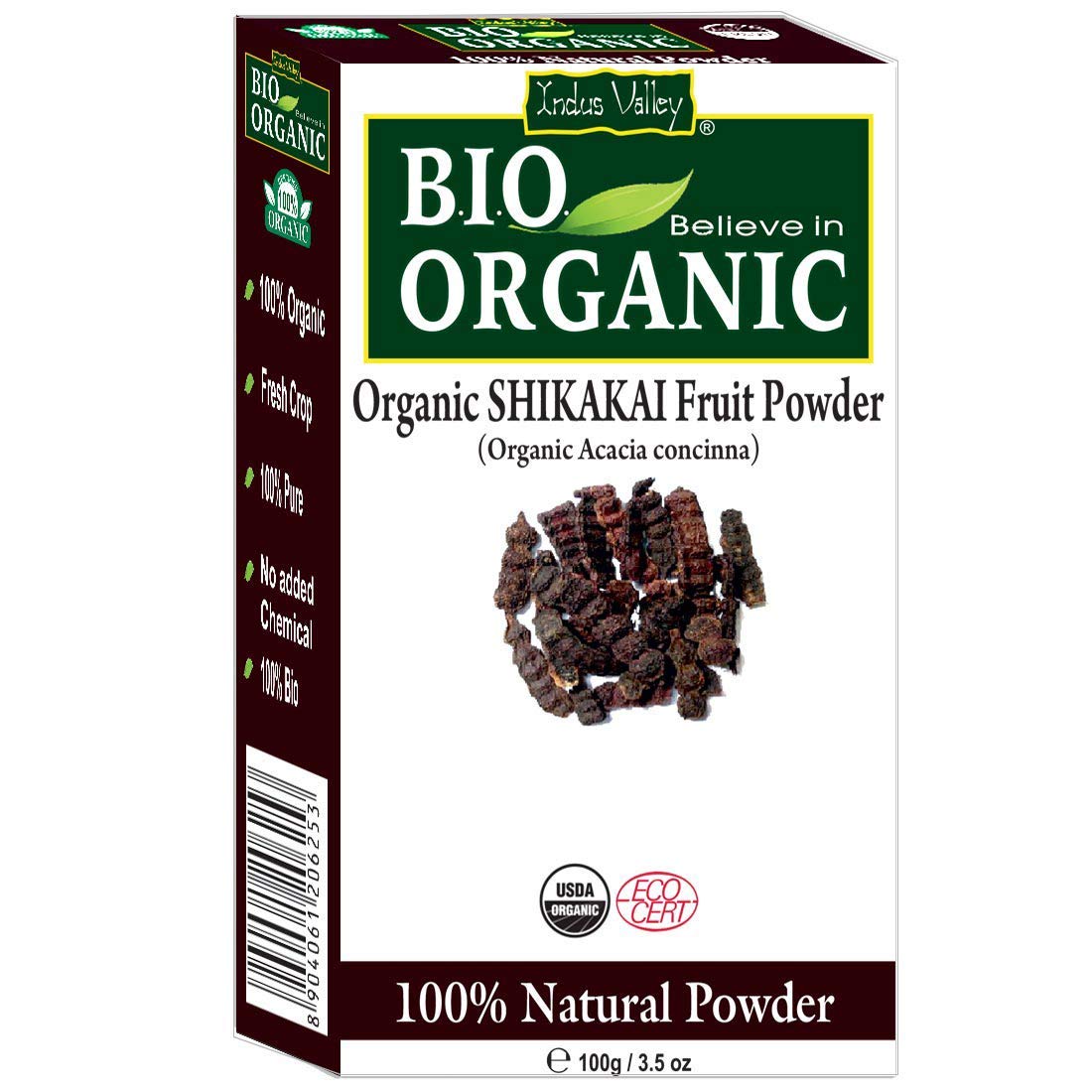 Indus Valley 100% Organic Hair & Skin Care Combo - 3 Pack Amla, Shikakai & Reetha Powder for Natural Hair Conditioning & Scalp Care | Ayurvedic Treatment for Shiny Hair Growth | Perfect for DIY Hair Masks & Natural Beauty Routines