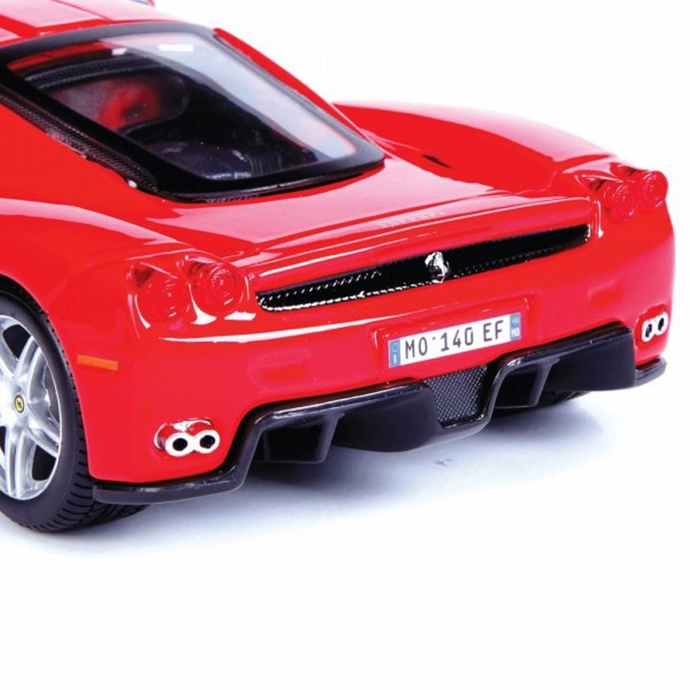 Bburago Ferrari Enzo 1:24 Scale Die-Cast Model Car - Red Sports Car Collectible Toy for Kids & Adults | Perfect for Display, Gifts & Racing Play Scenes