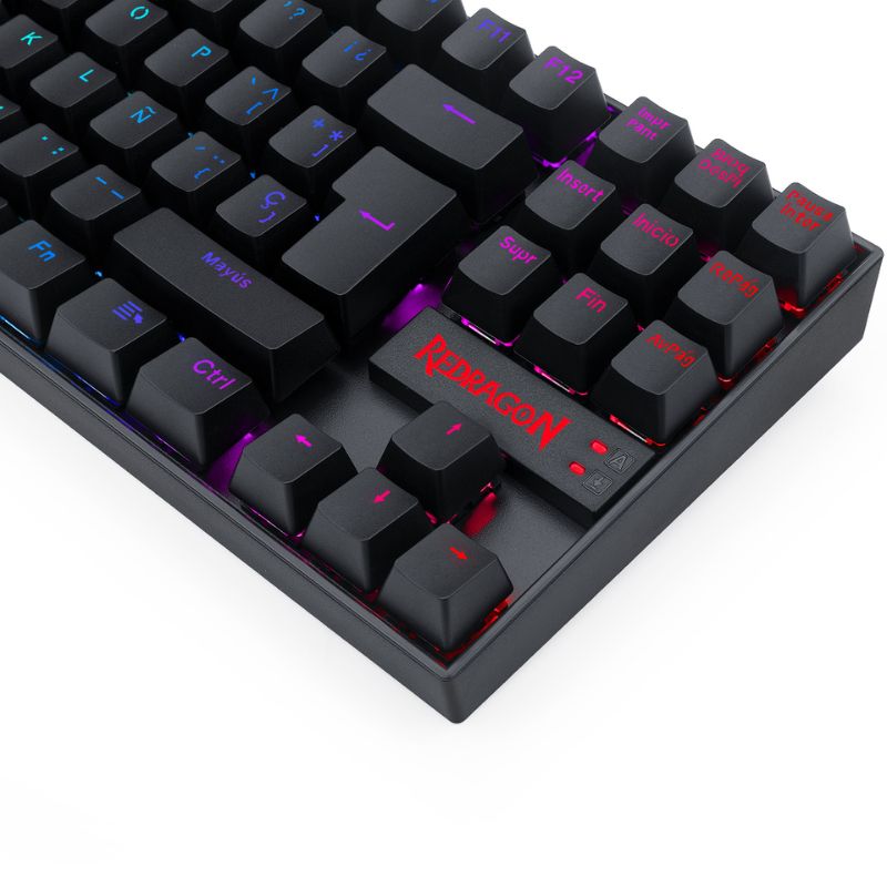 Redragon Kumara K552 RGB Mechanical Gaming Keyboard with Red Switches - Black | Perfect for PC, Mac, and Gaming Laptops | Ideal for Esports, Streaming & Office Work