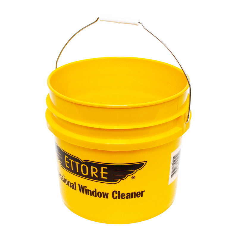 Ettore 3.5 Gallon Bucket - Heavy Duty Plastic Pail for Cleaning, Construction & DIY Projects | Multi-Purpose Utility Container for Home, Garden & Worksite Use