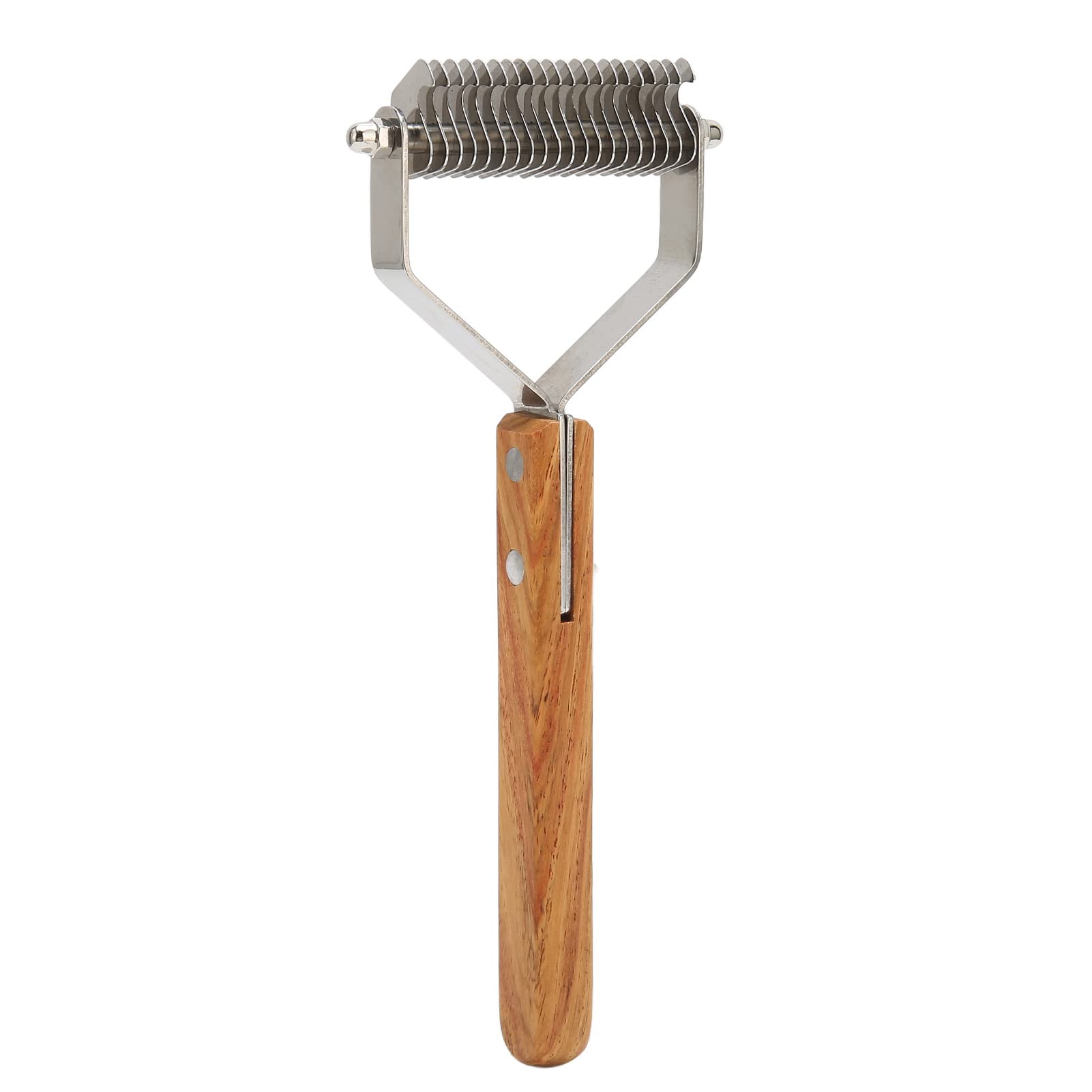 Premium Pet Grooming Brush for Dogs & Cats - Double Sided Deshedding Tool with Undercoat Rake - Effective Mats & Tangles Remover for Short to Long Hair Pets - Perfect for Home Grooming & Shedding Control