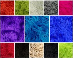 Faux Mongolian Fur Fabric by the Yard - Dark Red | Soft Plush Material for DIY Blankets, Coats & Home Decor