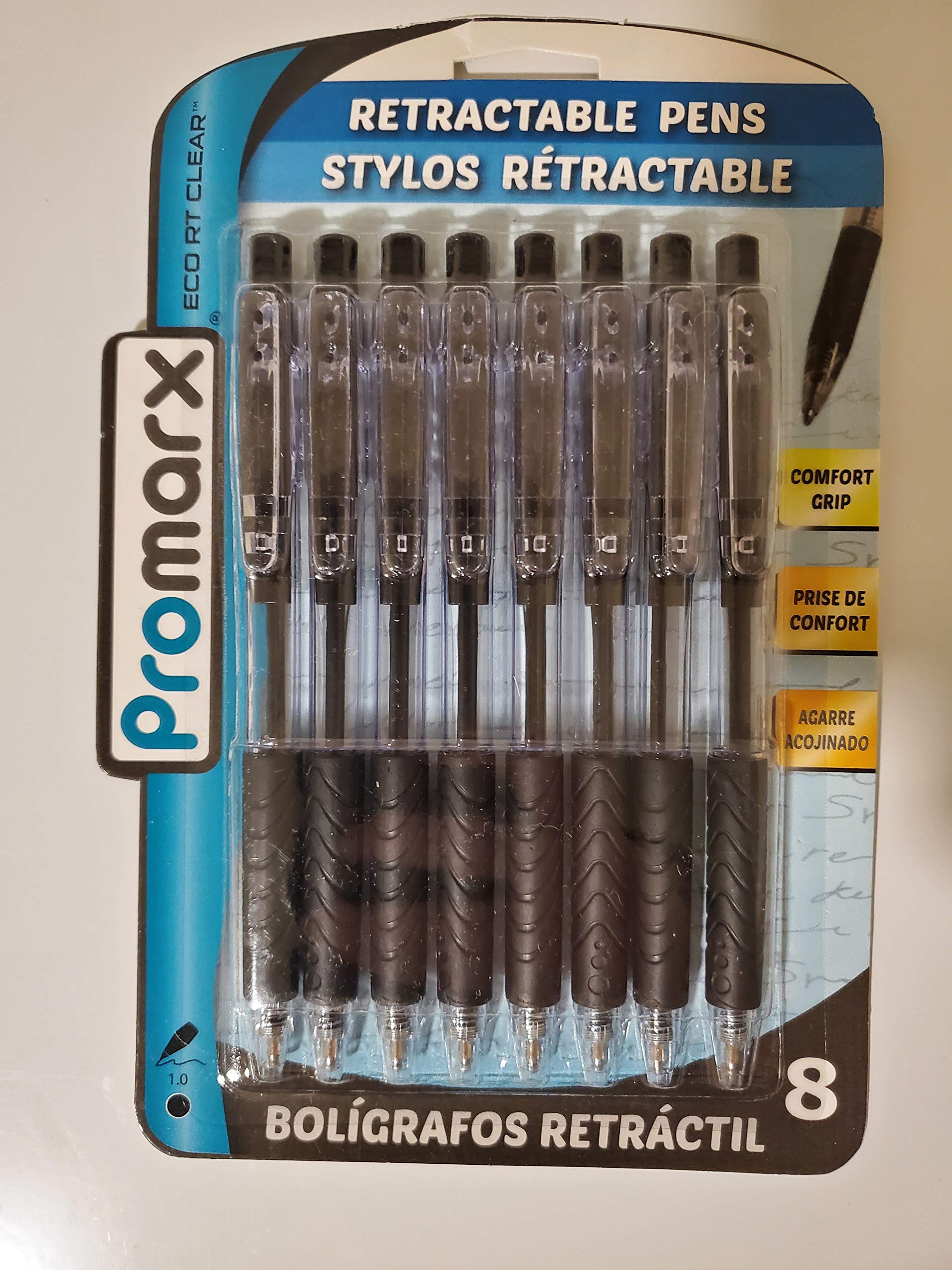 Premium Ballpoint Pens for Smooth Writing - Bulk Pack of 12 Black Ink Pens for Office, School & Home Use - Comfort Grip for Long Writing Sessions