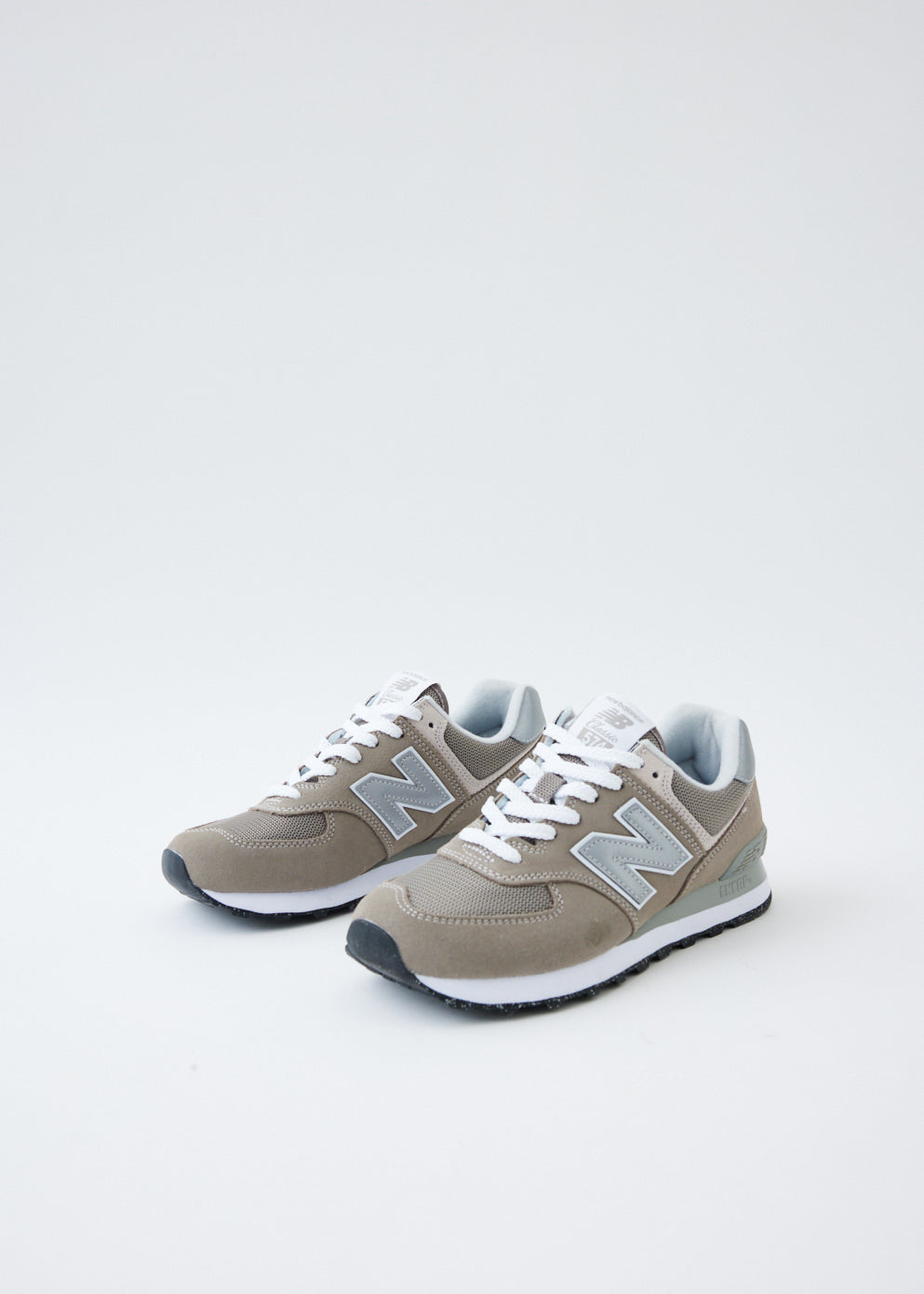 New Balance WL574EVG Grey Running Shoes for Men & Women - Lightweight Comfort for Jogging, Gym & Casual Wear
